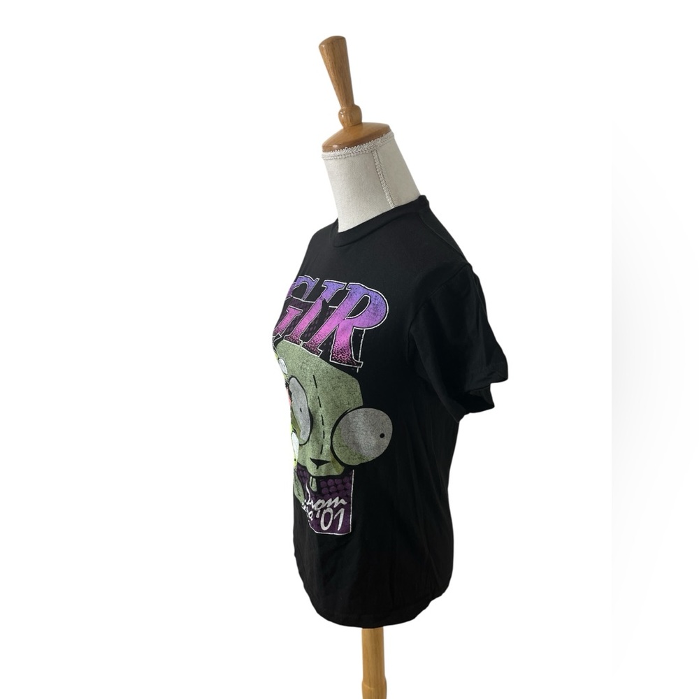 Nickelodeon GIR SHIRT WOMENS SIZE XS BLACK GRAPHIC TEE 2023 - Picture 3 of 13